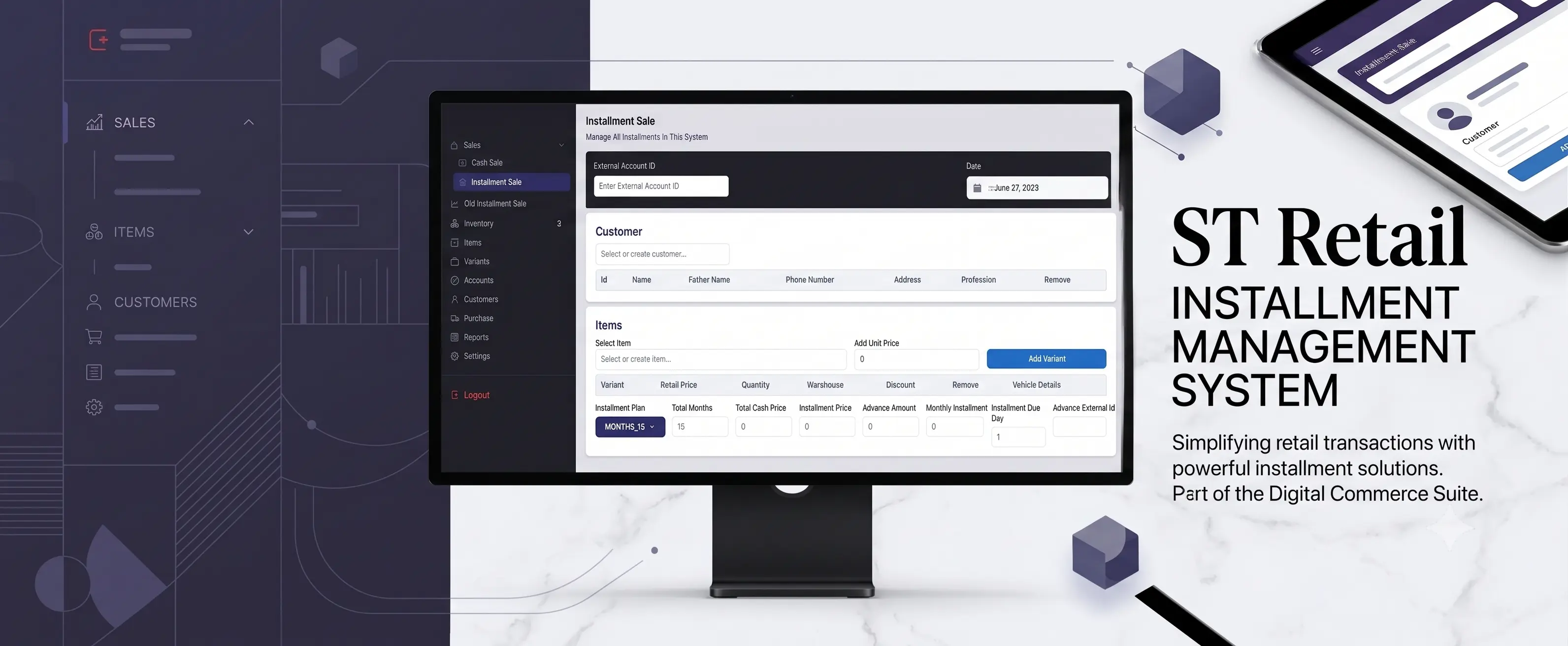 ST Retail Operations & Installment ERP case study